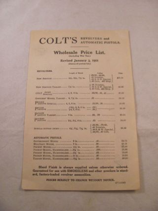 Antique Wwi Colt 