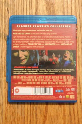 Hide and Go Shriek (1988) 88 Films Region B Blu - ray/DVD 80 ' s Slasher Rare 2