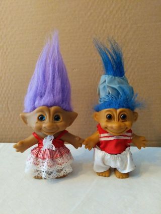 Set Of 13 Vintage Troll Dolls From 80s And 90s 2