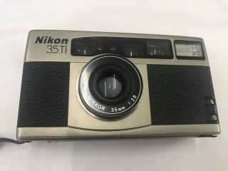 Nikon 35ti 35mm F/2.  8 Point & Shoot Film Camera Rare From US 2