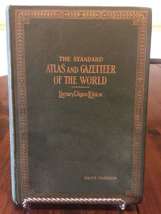 The Standard Atlas And Gazetter Of The World,  Literary Digest Edition 1934