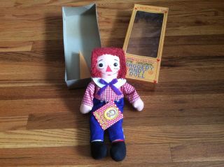 1971 Knickerbocker Raggedy Andy 15” doll w/tag. 2