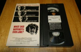 What Ever Happened to Baby Jane? (VHS,  1991) Bette Davis Rare Horror Non - Rental 2