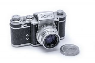 (48) Rare Rectaflex Standard 1000 Italy W/50/1.  8 Angènieux Lens,  Serviced