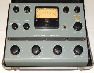 Rare Collins Model 212z Radio 1 Remote 4 Ch Mic Preamp Mixer Feed Rare