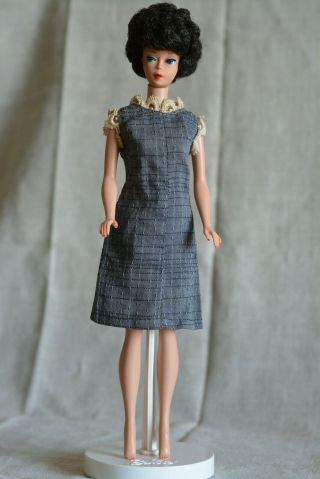 Vintage Barbie Handmade Grey Dress,  60s 2