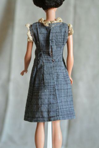 Vintage Barbie Handmade Grey Dress,  60s 3