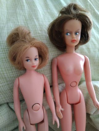 Two Vintage Tressy Dolls Early 1970 