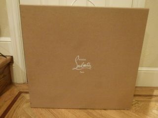 Authentic Christian Louboutin Magnetic Empty Box Only Large Tote Cabata Rare