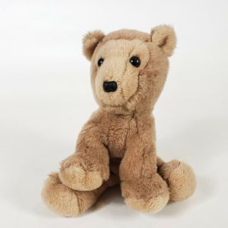 Vintage Dakin Brown Bear Teddy Plush 9 " Nutshells Stuffed Animal 1976