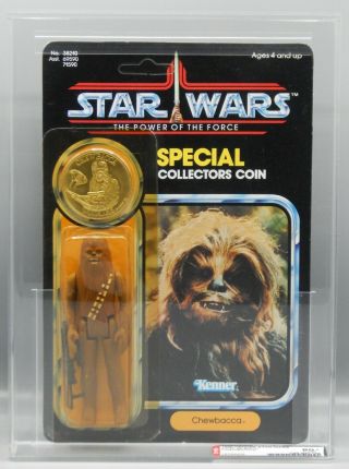 Afa 80,  Vintage 1985 Kenner Star Wars Chewbacca Action Figure Potf 92b Toy Moc