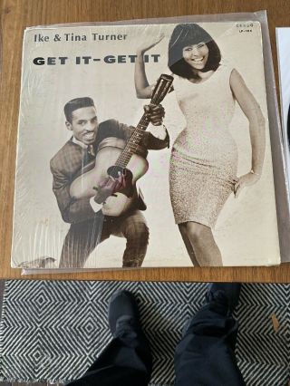 Ike & Tina Turner Get It Get It Rare And Scarce Cenco Lp Near Vinyl