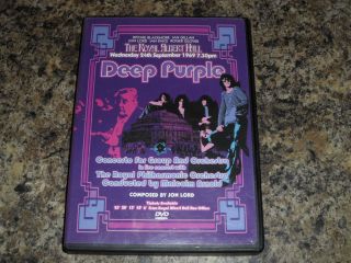 Deep Purple - The Royal Albert Hall Wednesday 24th September 1969 Dvd Rare