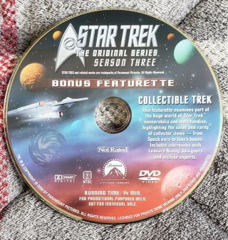 Star Trek The Series Season 3 - Best Buy Bonus Disc Rare