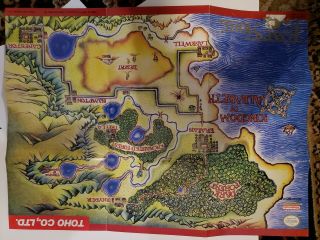 Times Of Lore Nes Map Only Rare