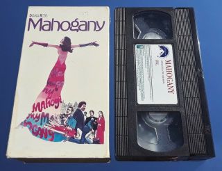 Mahogany (vhs) Rare Drama - Anthony Perkins (psycho) Diana Ross,  Billy D Williams