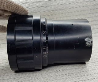 35 - NAP2 - 3M anamorphic F=80:140 1:1.  8 ussr vintage movie projector lens RARE 3