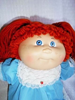 Vintage Cabbage Patch Kids 17 " Oaa Inc.  1985 Coleco Orange Yarn Hair Doll