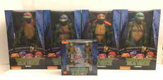 Set 8x Neca 1/4 Scale Teenage Mutant Ninja Turtles,  Baby Accessory Set Tmnt Nib