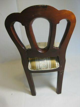 OLD STYLE VICTORIAN WOOD DOLL CHAIR - 13 