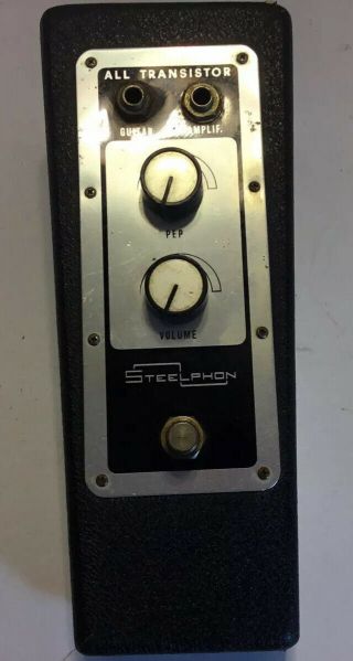 Steelphon Pep Fuzz Guitar Pedal Very Rare