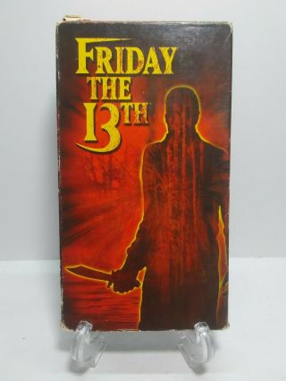 Friday The 13th - Part 1 (vhs,  1980) Rare
