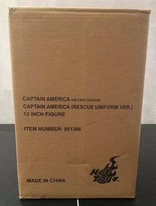 Hot Toys Captain America (rescue Uniform Version) Mms 180 1:6 Scale