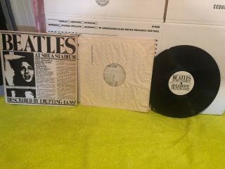 The Beatles At Shea Stadium Rare Vinyl Lp Described By Erupting Fans Shrink