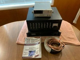 Lyme Disease Coil Rife Machine Full Unit With Book Rare