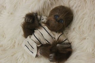 chewbacca inspired reborn,  one of a kind realistic and adorable baby boy 2