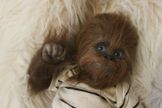 chewbacca inspired reborn,  one of a kind realistic and adorable baby boy 3