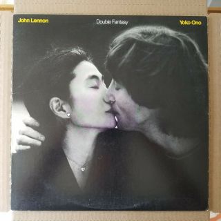 John Lennon & Yoko Ono Double Fantasy Rare Black Labels Reissue Lp