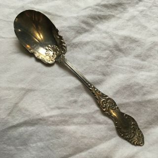 Vintage Benedict Mfg Co Silverplate A1 Berry Sugar Serving Silver Plated Spoon