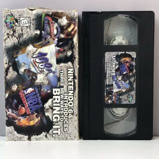 Nintendo 64 Promotional Sports Vhs Video Cassette Tape 1998 N64 Rare Promo Bring