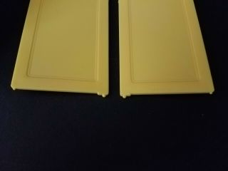 Vintage 1978 Barbie Dream House Replacement White Closet With Yellow Doors 3
