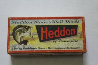 Rare Vintage Heddon Dowagiac Empty Box Only For Jointed D - 9430 - Rh