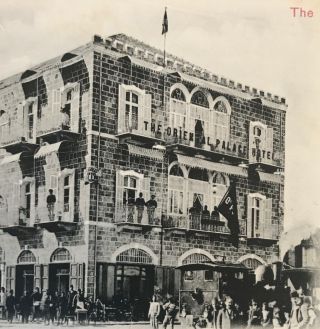Lebanon Vintage Postcard Oriental Palace Hotel Beyrouth Proprietor Mourad Rare