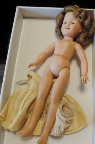 VINTAGE SHIRLEY TEMPLE IDEAL DOLL ST - 12N with HTF PURSE 2