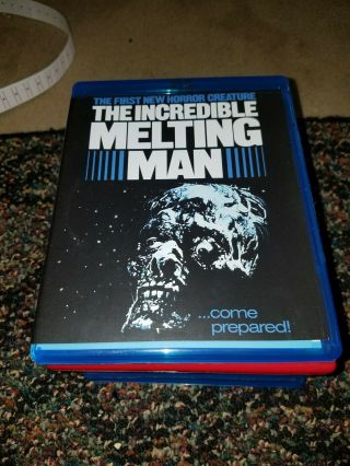 The Incredible Melting Man (blu - Ray Disc,  2013) Sci - Fi Horror Rare Oop 1970s