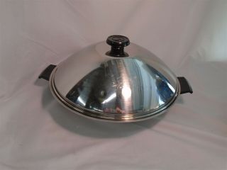 Lifetime Brand 14 " Stainless Steel Wok Rarely Listed Item
