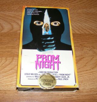 Prom Night 1992 Starmaker Vhs Video Movie Rare Cover Horror Thriller Suspense