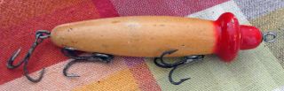 Vintage Pfluger Magnet Or Merit (woodpecker) Wood Fishing Lure
