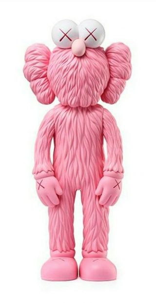 Kaws Pink Bff Pink Edition Vinyl Figure In Hand - Ready To Ship