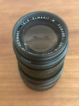 Rare Made In Germany Leica Leitz Tele Elmarit M 90mm F/2.  8 Leica M8 M9 M10