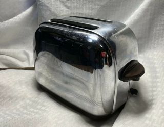Vintage Antique Bakelite Chrome Toastmaster Pop Up Toaster Art Deco 1b9