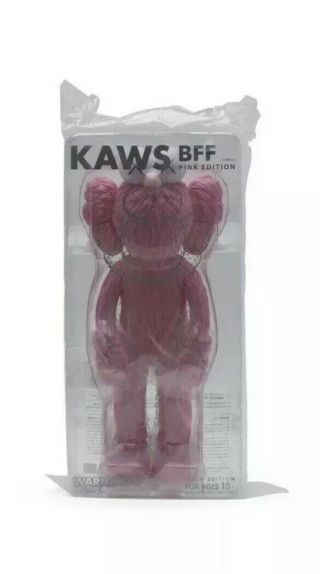 Authentic Kaws Pink Bff Open Edition Direct From Kawsone