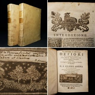 1767/68 Vellum Botany La Natura,  E Coltura De 