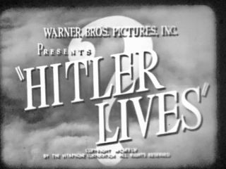 16mm Hitler Lives (1945) Award Winning Warner Bros Short Rare N Print