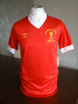 Liverpool 1981 European Cup Final Home Shirt Umbro Medium Rare Version