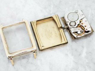 Ed2: Vintage 1940s Longines Beefy Fancy Lug Case Gold Fill 40mm Mens Watch